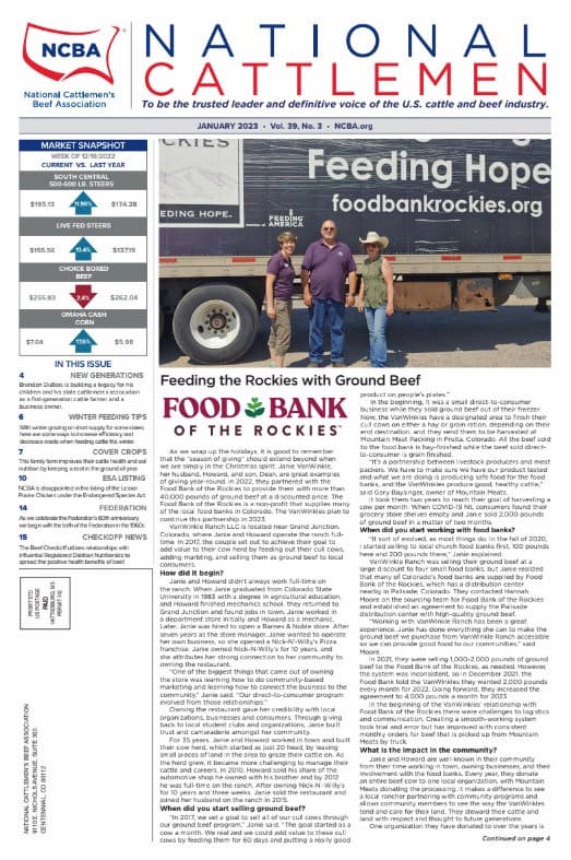 The VanWinkles’ relationship with the Food Bank of the Rockies